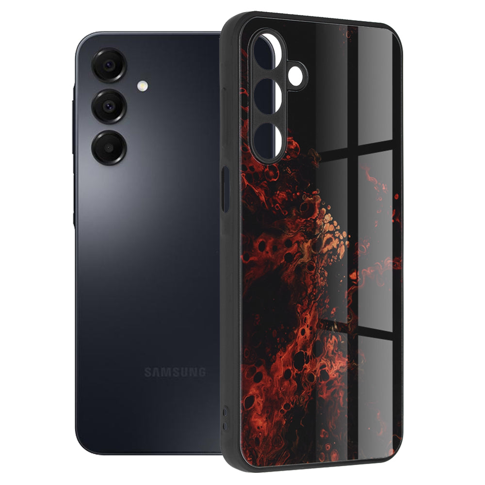 Ovitek za Samsung Galaxy A16 5G A166 / A16 4G A165, Techsuit, Glaze, Rdeča