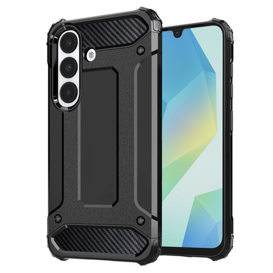 Ovitek za Samsung Galaxy A16 5G A166 / A16 4G A165, Techsuit, Hybrid Armor, Črn