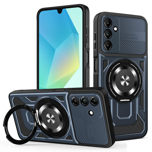 Ovitek za Samsung Galaxy A16 5G A166 / A16 4G A165, Techsuit, RuggedCam, modra