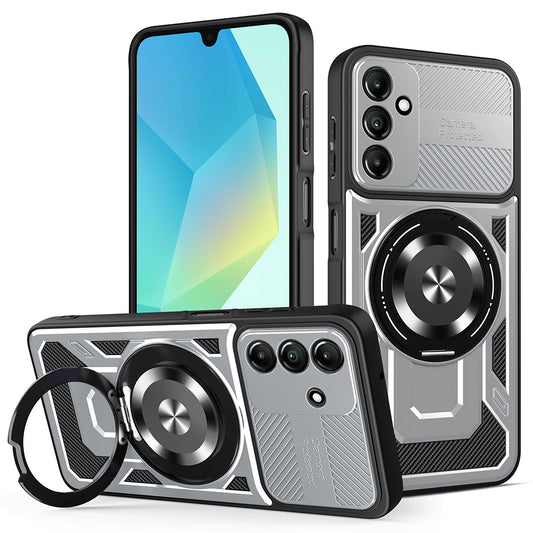 Ovitek za Samsung Galaxy A16 5G A166 / A16 4G A165, Techsuit, RuggedCam, Siva