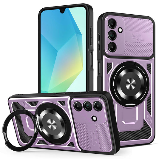 Ovitek za Samsung Galaxy A16 5G A166 / A16 4G A165, Techsuit, RuggedCam, Vijoličen