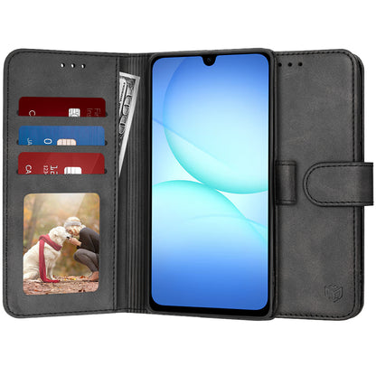 Case for Samsung Galaxy A17 5G, Techsuit, Diary Book, Black