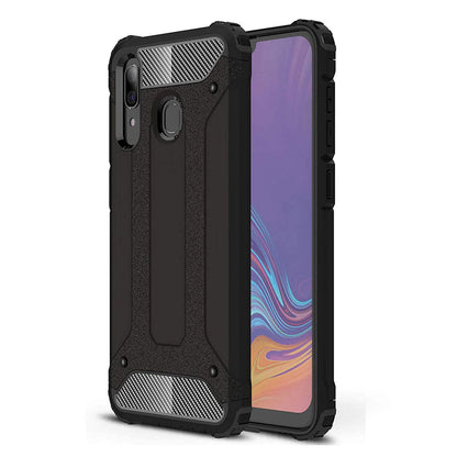 Ovitek za Samsung Galaxy A20e A202, Techsuit, Hybrid Armor, Črn
