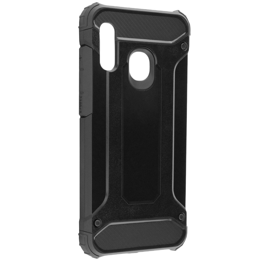 Ovitek za Samsung Galaxy A20e A202, Techsuit, Hybrid Armor, Črn