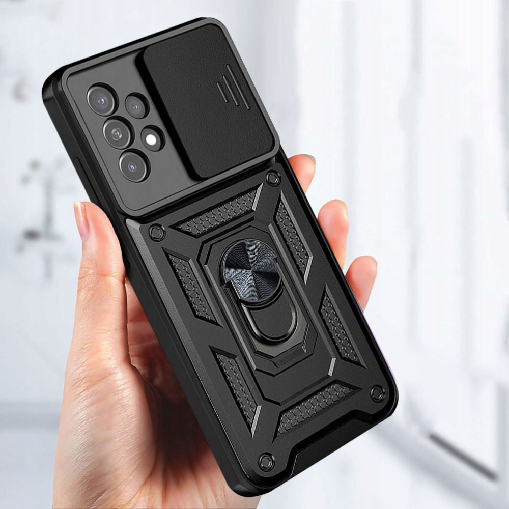 Ovitek za Samsung Galaxy A23 5G A236 / A23 A235, Techsuit, CamShield, Črn