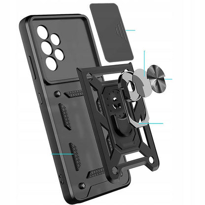Ovitek za Samsung Galaxy A23 5G A236 / A23 A235, Techsuit, CamShield, Črn