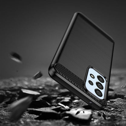 Ovitek za Samsung Galaxy A23 5G A236 / A23 A235, Techsuit, Karbon, Črn