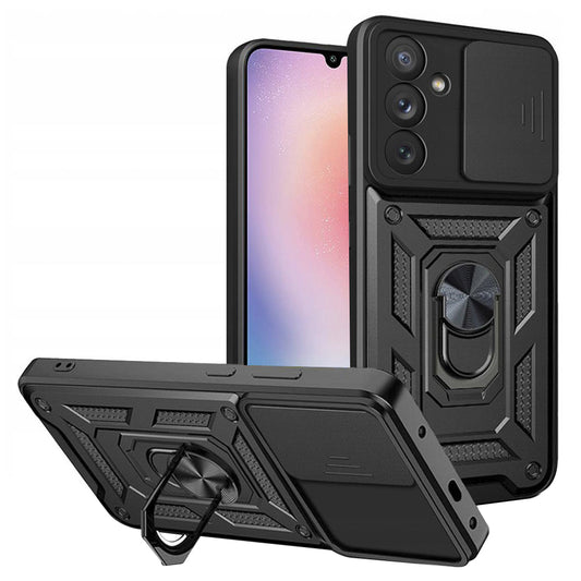 Ovitek za Samsung Galaxy A24 4G A245, Techsuit, CamShield, Črn