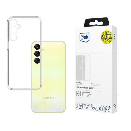 Ovitek za Samsung Galaxy A25 A256, 3MK, Jasno, Prosojno