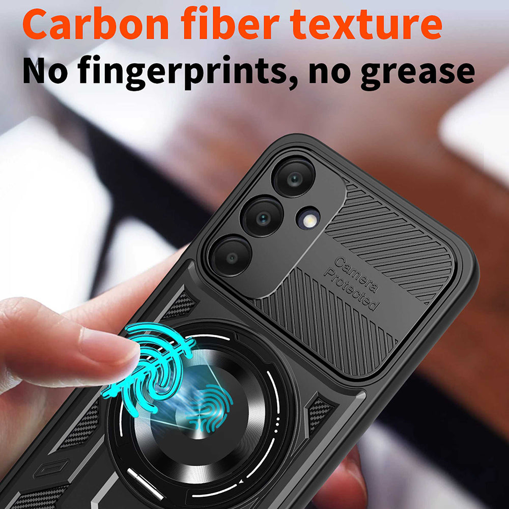 Ovitek za Samsung Galaxy A25 A256, Techsuit, RuggedCam, Vijoličen