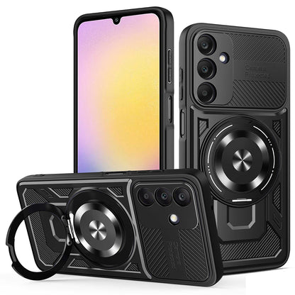 Ovitek za Samsung Galaxy A25 A256, Techsuit, RuggedCam, Črn