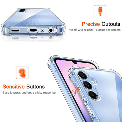 Ovitek za Samsung Galaxy A25 A256, Techsuit, Proti udarcem Prozoren