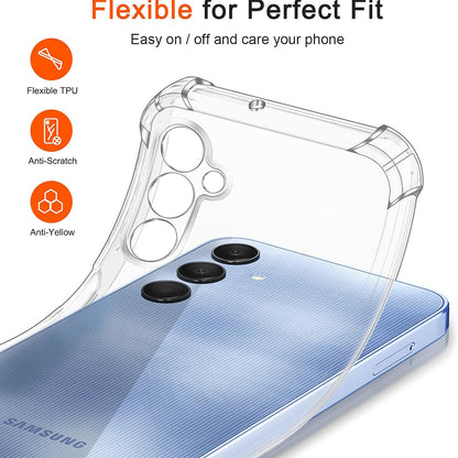 Ovitek za Samsung Galaxy A25 A256, Techsuit, Proti udarcem Prozoren