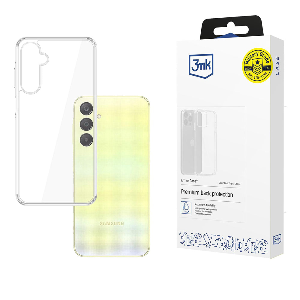 Case for Samsung Galaxy A26 A266, 3MK, Armor, Transparent