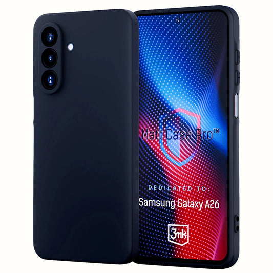 Ovitek za Samsung Galaxy A26 A266, 3MK, Pro, mat črn