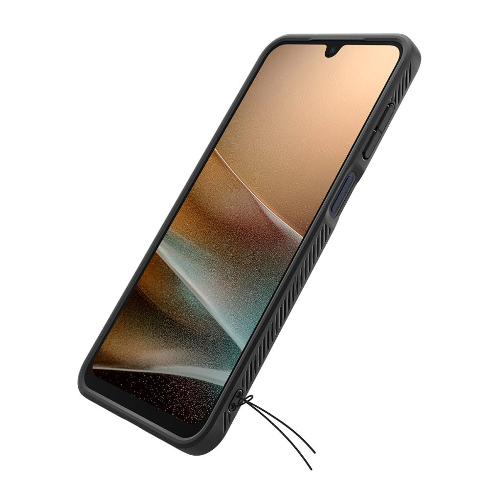 Ovitek za Samsung Galaxy A26 A266, Spigen, Liquid Air, Mat Črn ACS09290