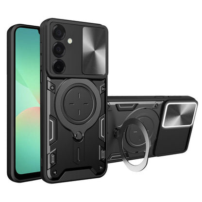 Ovitek za Samsung Galaxy A26 A266, Techsuit, CamGuard Pro, Črn