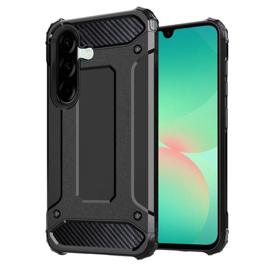 Ovitek za Samsung Galaxy A26 A266, Techsuit, Hybrid Armor, Črn