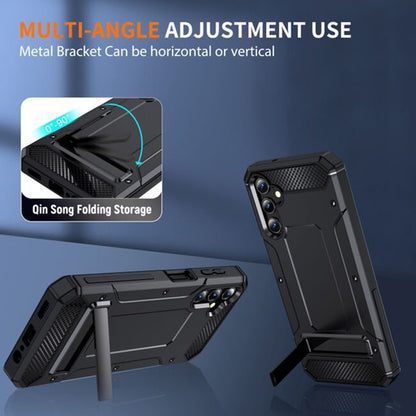 Ovitek za Samsung Galaxy A26 A266, Techsuit, Hybrid Armor, Črn