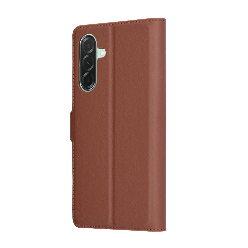 Ovitek za Samsung Galaxy A26 A266, Techsuit, usnjeni folio, rjav
