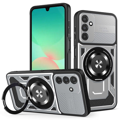Ovitek za Samsung Galaxy A26 A266, Techsuit, RuggedCam, Siva