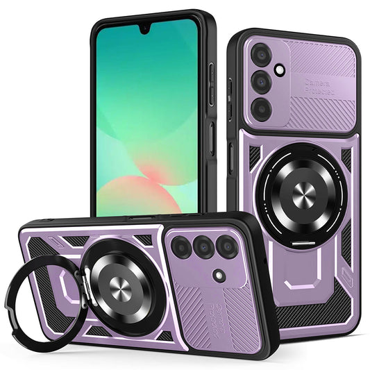Ovitek za Samsung Galaxy A26 A266, Techsuit, RuggedCam, Vijoličen