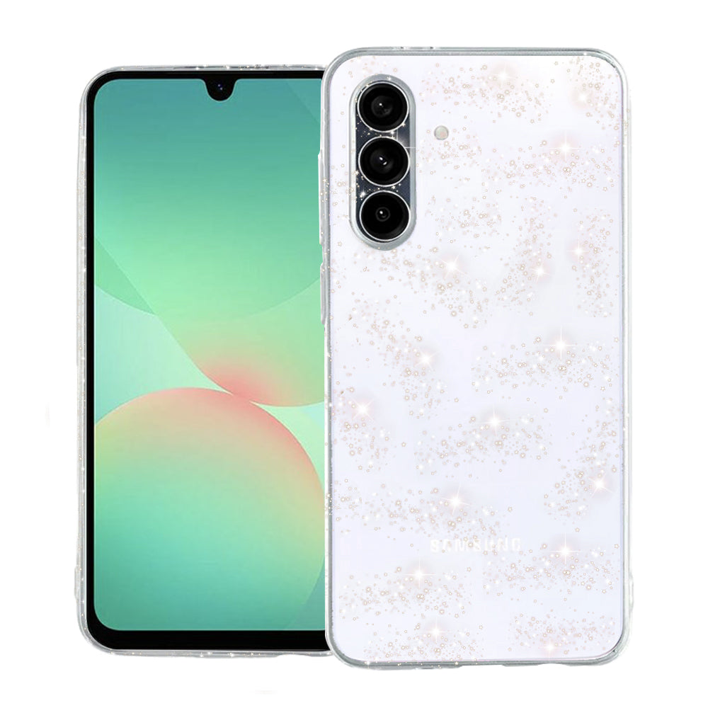 Ovitek za Samsung Galaxy A26 A266, Techsuit, SparkleSkin, Prozoren