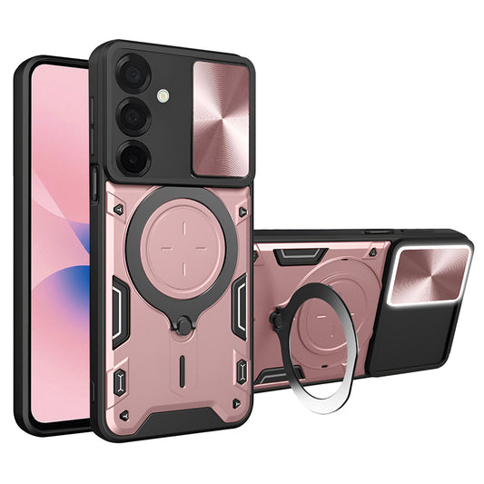 Ovitek za Samsung Galaxy A27 5G, Techsuit, CamGuard Pro, rožnato zlata