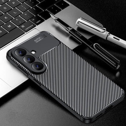 Ovitek za Samsung Galaxy A27 5G, Techsuit, CarbonFiber, Črn