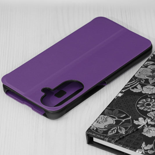 Ovitek za Samsung Galaxy A27 5G, Techsuit, eFold Nov Model, Vijoličen