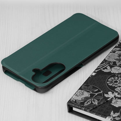 Ovitek za Samsung Galaxy A27 5G, Techsuit, eFold Novi model, Temno zelen