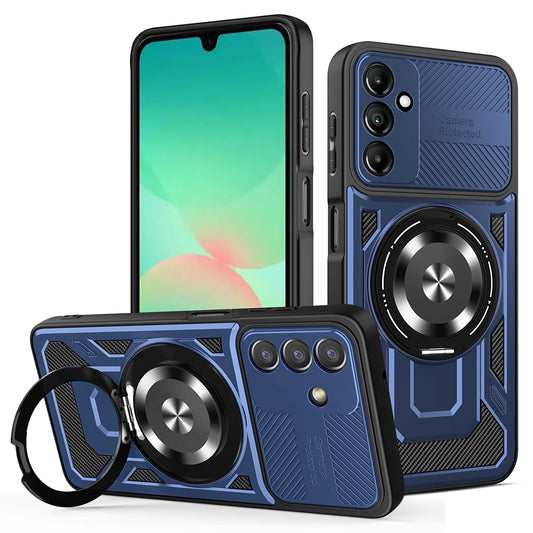 Ovitek za Samsung Galaxy A27 5G, Techsuit, RuggedCam, modra