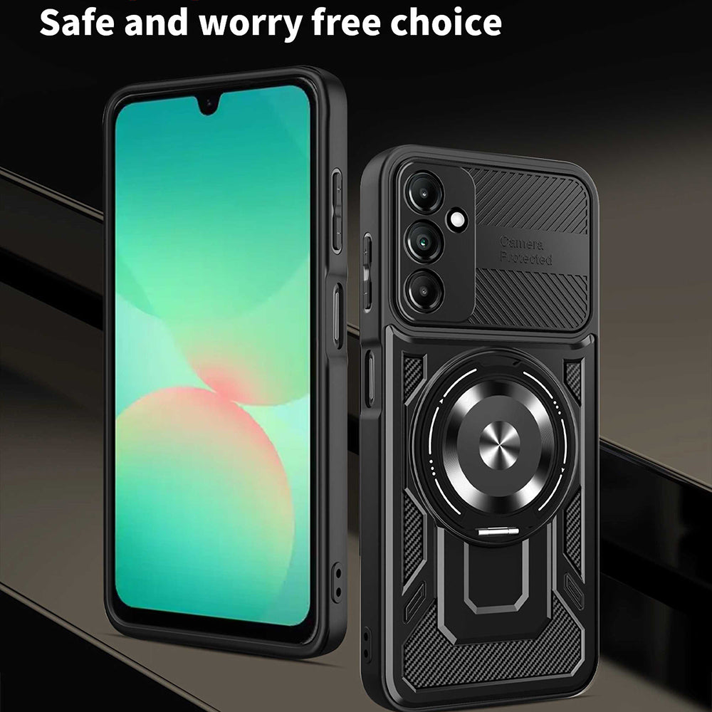 Ovitek za Samsung Galaxy A27 5G, Techsuit, RuggedCam, Siva
