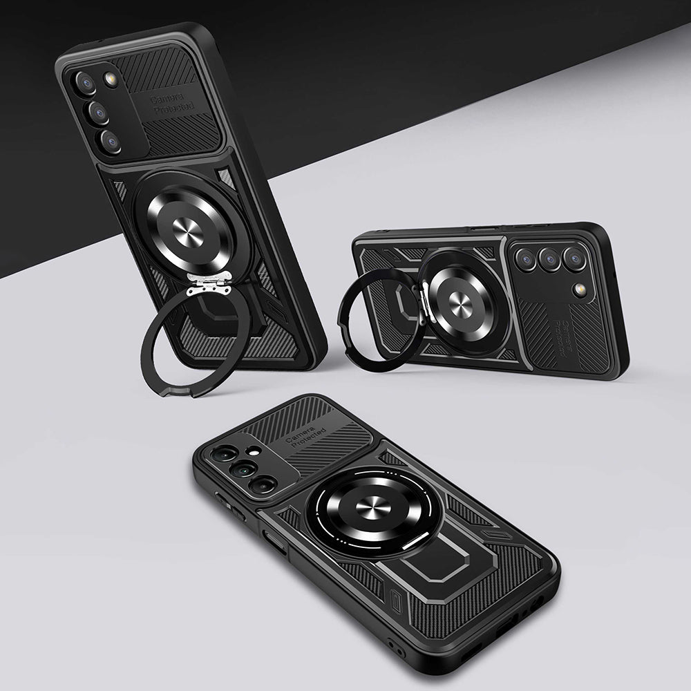 Ovitek za Samsung Galaxy A27 5G, Techsuit, RuggedCam, Črn