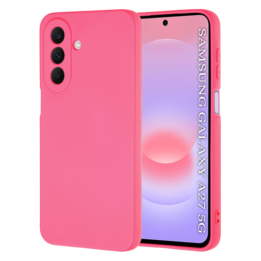 Ovitek za Samsung Galaxy A27 5G, Techsuit, SoftFlex, Temno roza