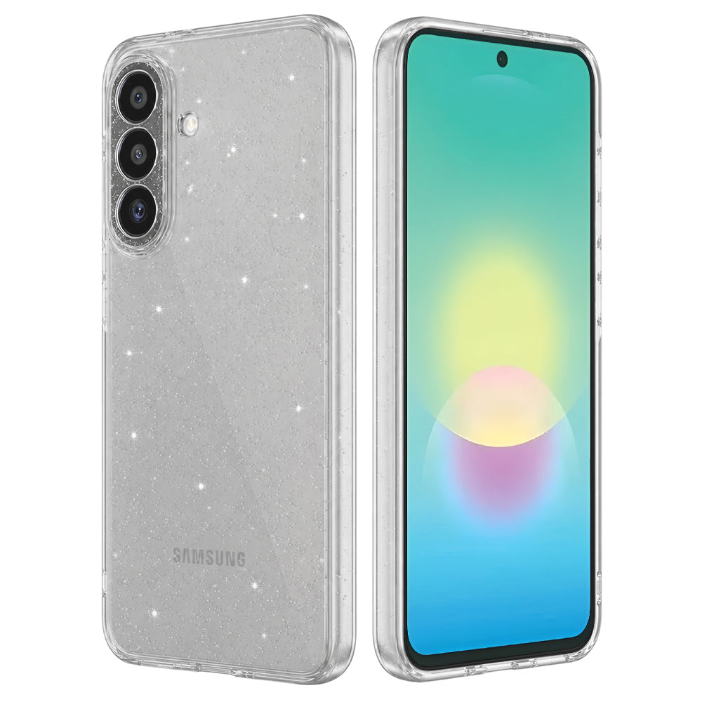 Ovitek za Samsung Galaxy A27 5G, Techsuit, SparkleSkin, Prozoren