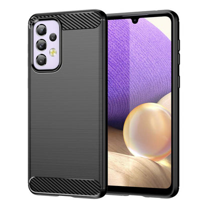 Ovitek za Samsung Galaxy A32 5G A326, Techsuit, Karbon, Črn