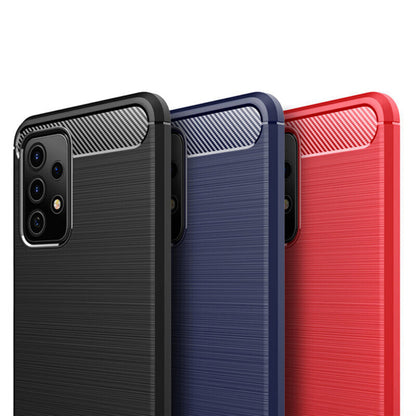 Ovitek za Samsung Galaxy A32 5G A326, Techsuit, Karbon, Črn