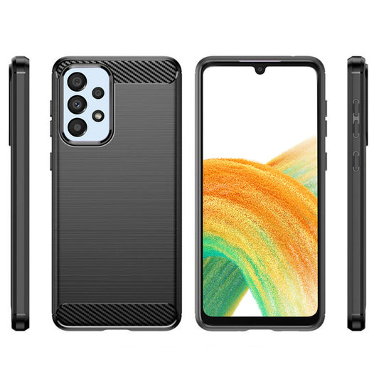 Ovitek za Samsung Galaxy A33 5G A336, Techsuit, Karbon, Črn