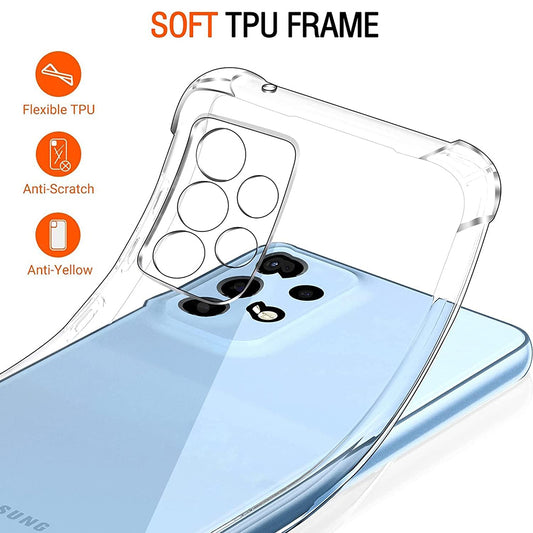 Ovitek za Samsung Galaxy A33 5G A336, Techsuit, Proti udarcem Prozoren, Prosojen