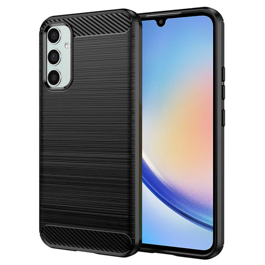 Ovitek za Samsung Galaxy A34 A346, Techsuit, Karbon, Črn