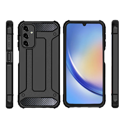 Ovitek za Samsung Galaxy A34 A346, Techsuit, Hybrid Armor, Črn