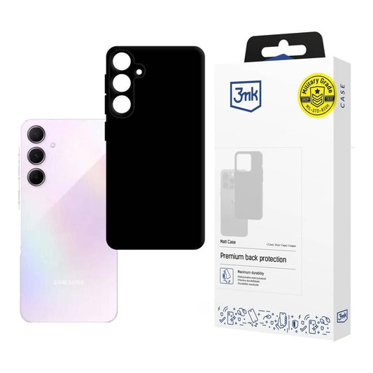 Ovitek za Samsung Galaxy A35 5G A356, 3MK, mat črn