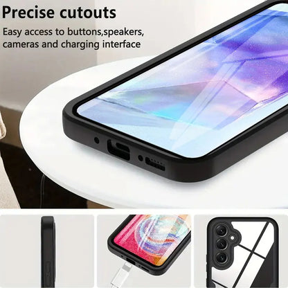 Ovitek za Samsung Galaxy A35 5G A356, Techsuit, ColorVerse 360, Črn