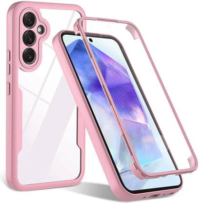 Ovitek za Samsung Galaxy A35 5G A356, Techsuit, ColorVerse 360, roza
