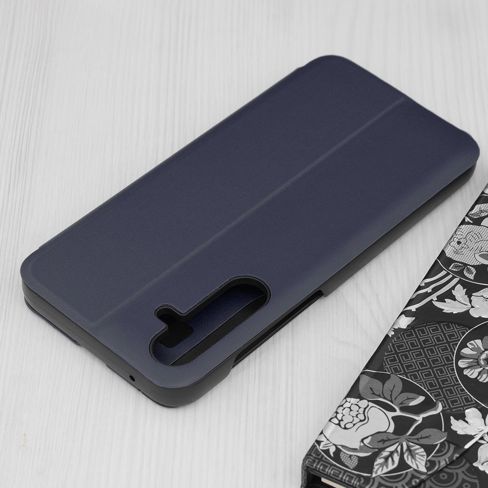 Ovitek za Samsung Galaxy A35 5G A356, Techsuit, eFold, Temno modra