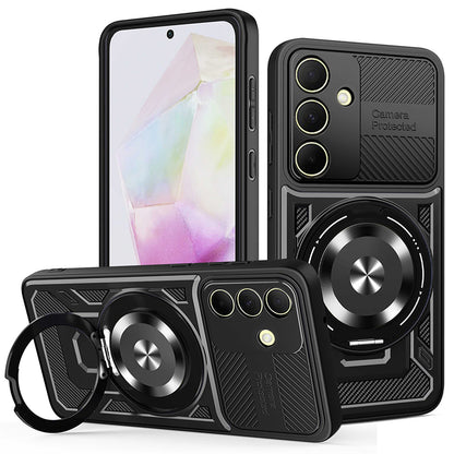 Ovitek za Samsung Galaxy A35 5G A356, Techsuit, RuggedCam, Črn