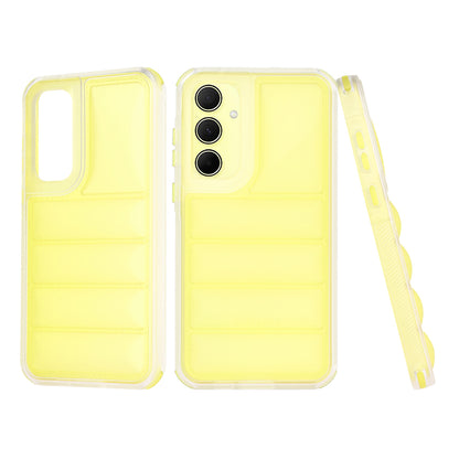 Ovitek za Samsung Galaxy A35 5G A356, Techsuit, Wave Shield, rumen