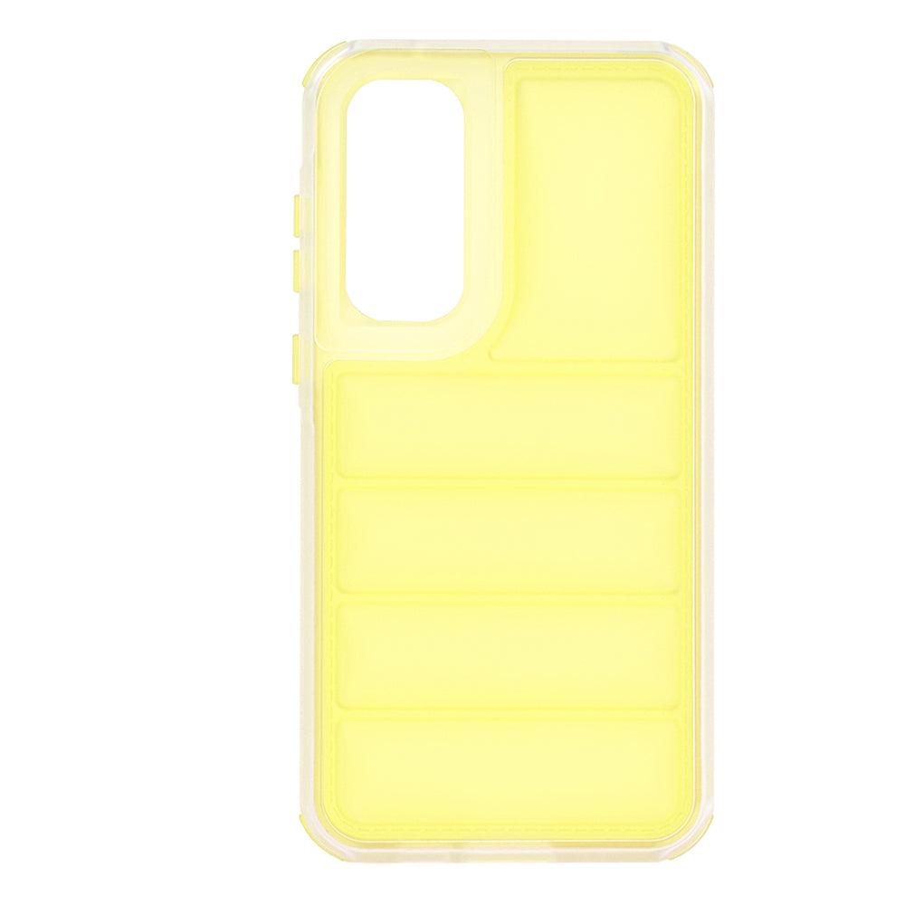 Ovitek za Samsung Galaxy A35 5G A356, Techsuit, Wave Shield, rumen