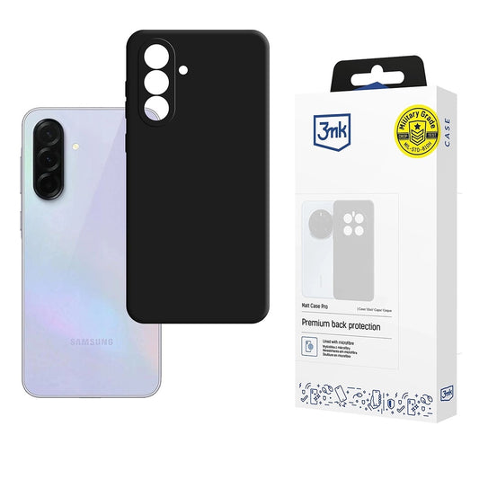 Ovitek za Samsung Galaxy A36 A366, 3MK, Pro, mat črn